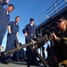 USS Harpers Ferry Sailors learn combat techniques