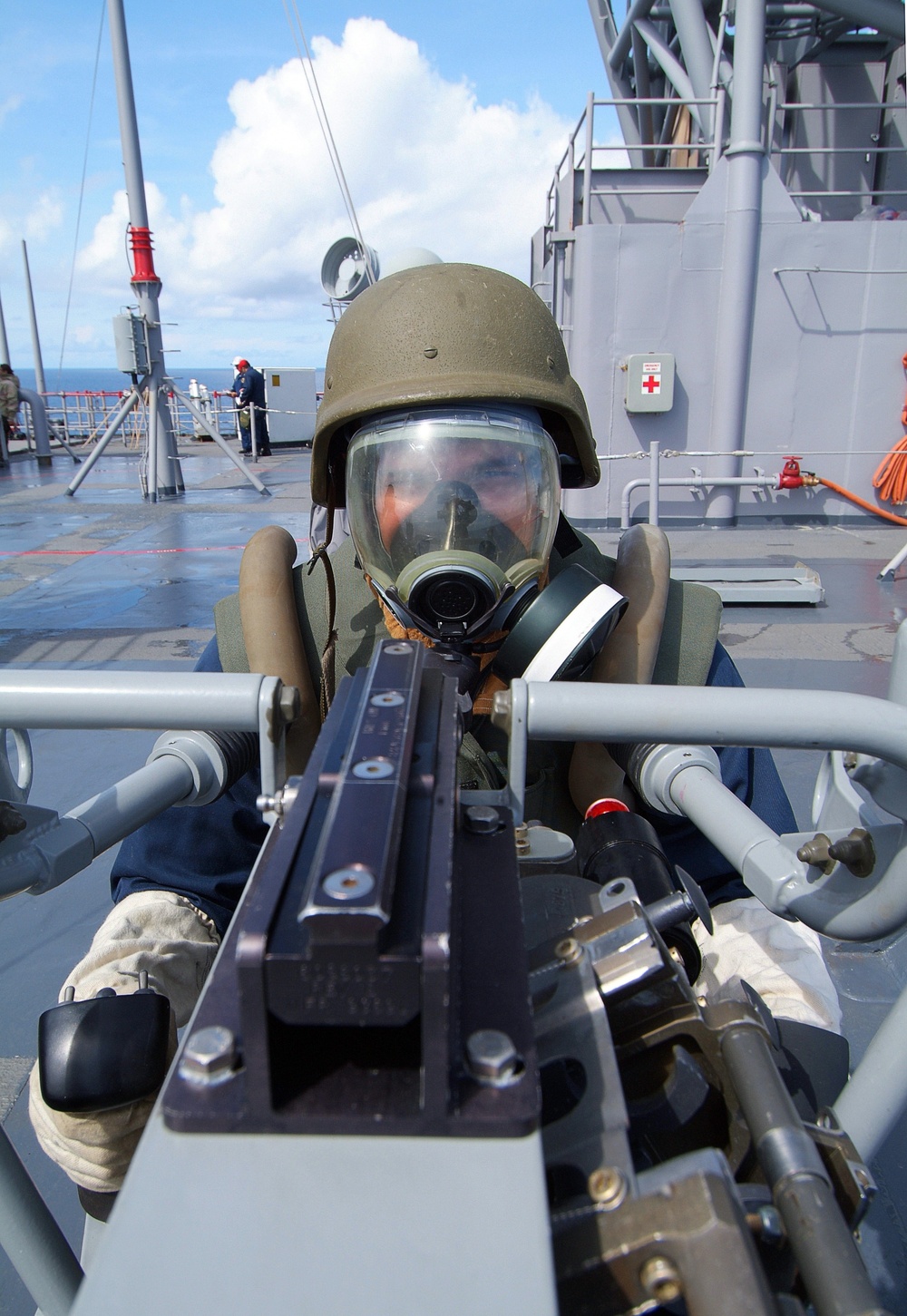 Chemical, biological and radiological general quarters drill