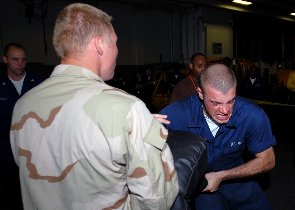 DVIDS Images USS Nashville self defense classes [Image 1 of 3]