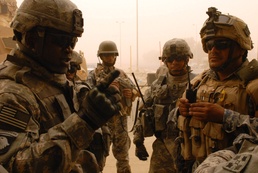 MNF-I CSM visits FOB Falcon, Rashid