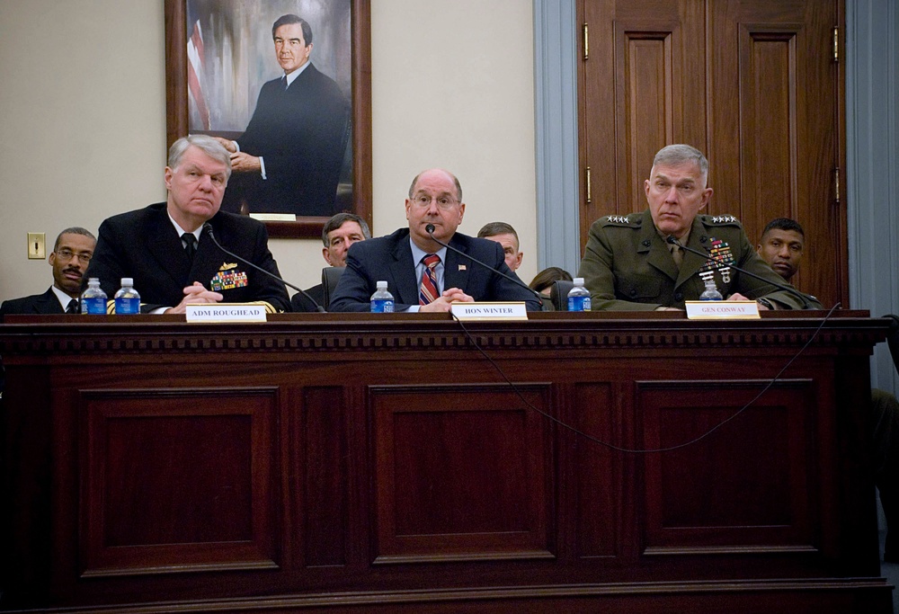 Top Navy, Marines speak on Capitol Hill