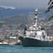 USS Russell Departs