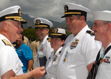 USS Lake Erie Ceremony