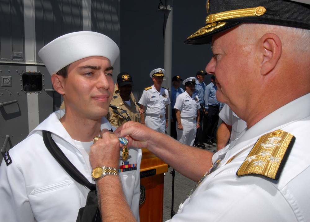 Sailor rewarded