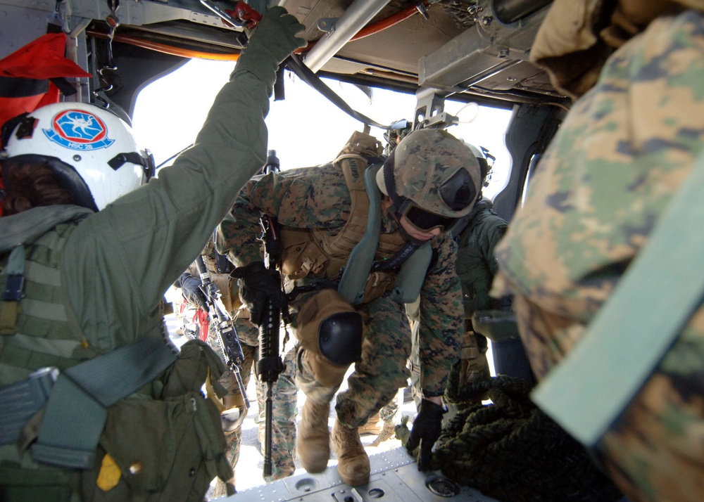 Training exercise for Marine Corps 2nd Fleet Anti-Terrorism Support Team