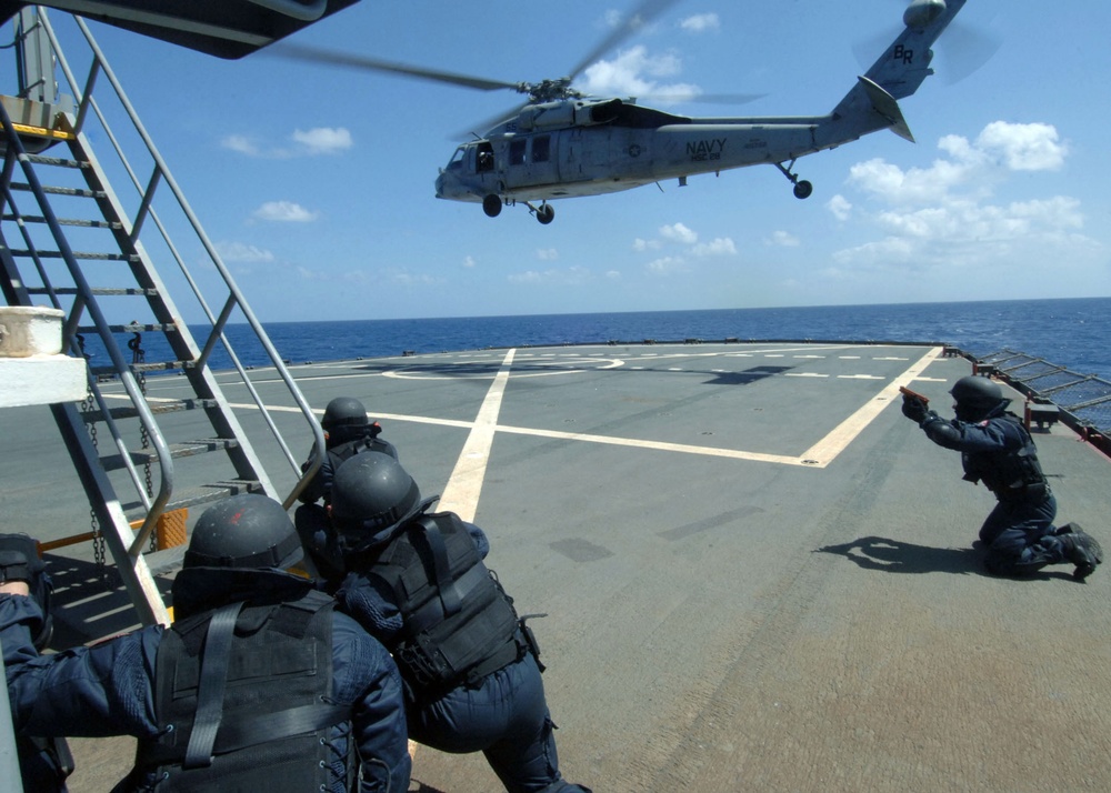 Training exercise for Marine Corps 2nd Fleet Anti-Terrorism Support Team