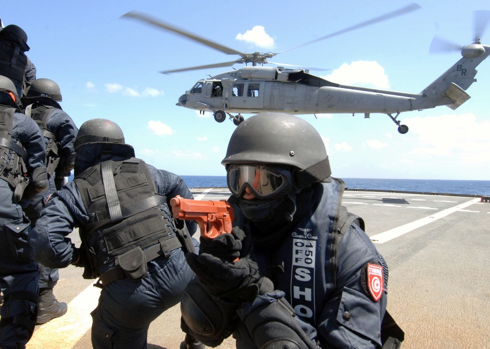 Training exercise for Marine Corps 2nd Fleet Anti-Terrorism Support Team