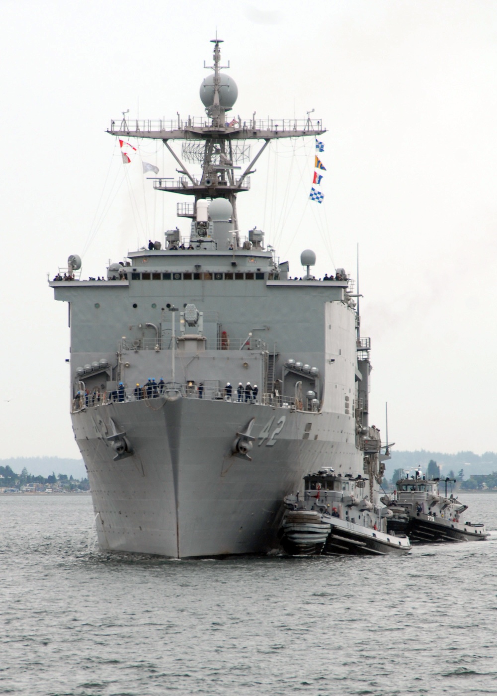 USS Germantown arrives in Seattle