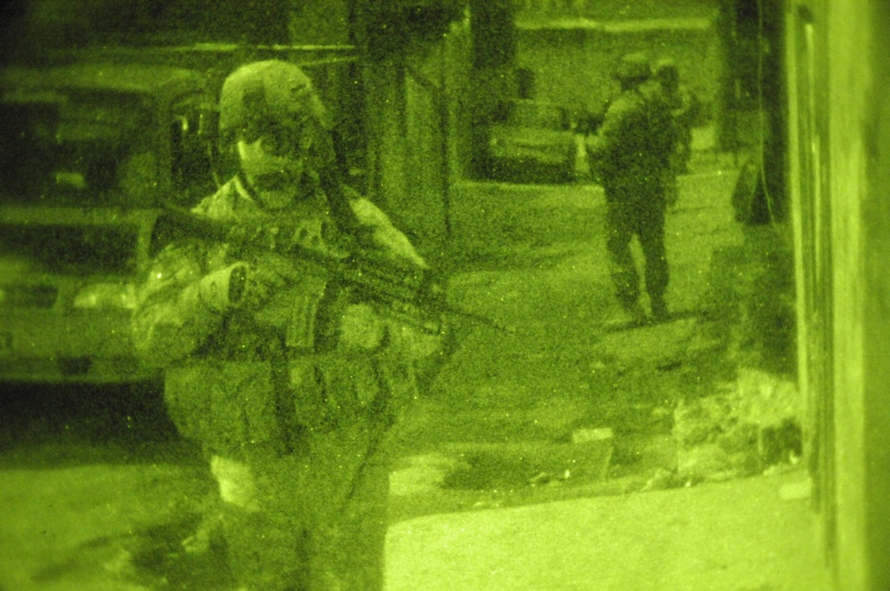 Patrolling in Baghdad