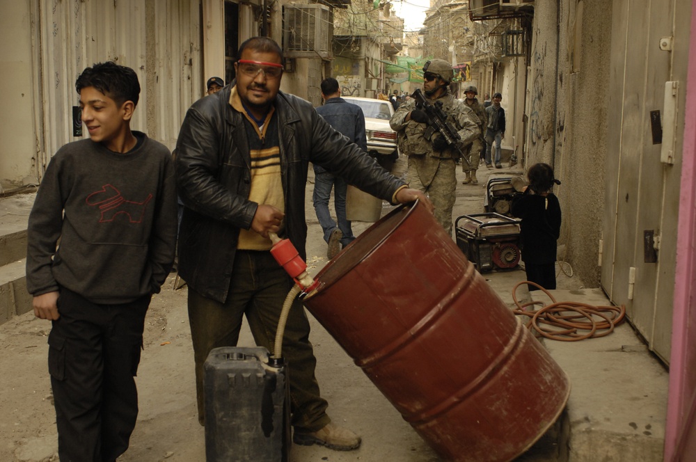 Patrolling in Baghdad