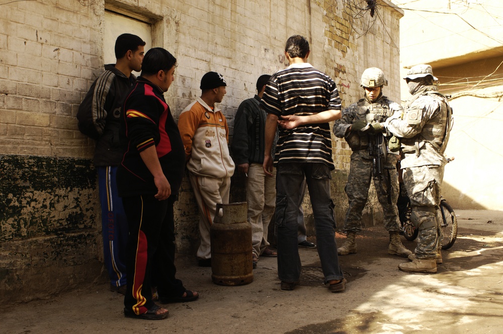 Patrolling in Baghdad