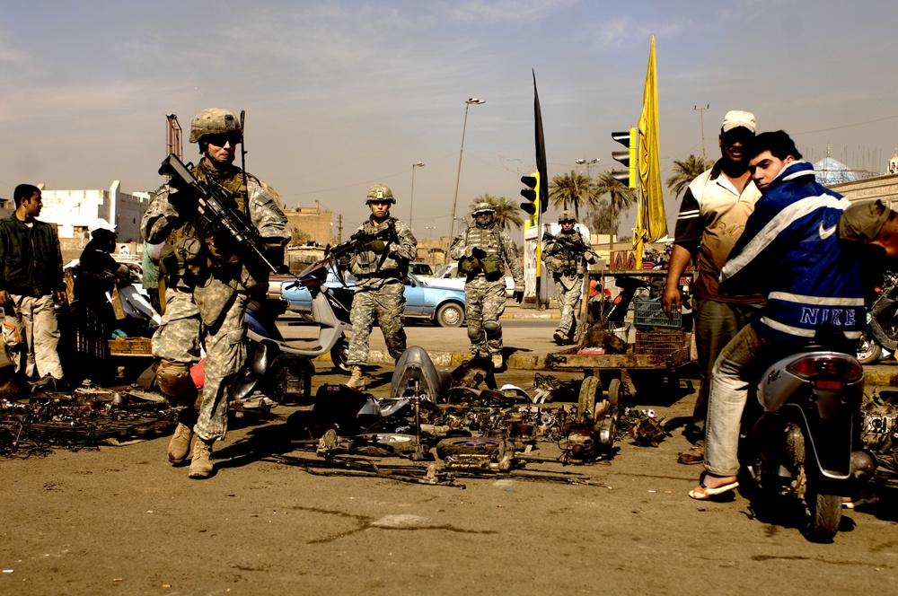 Patrolling in Baghdad