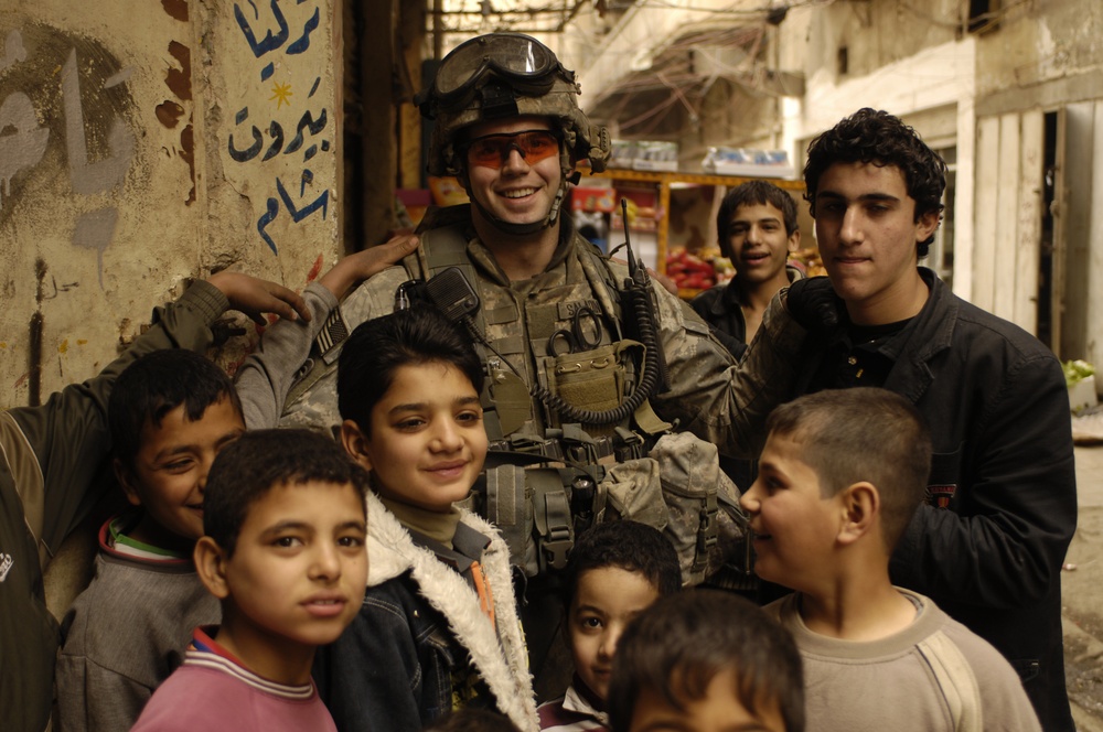 Patrolling in Baghdad