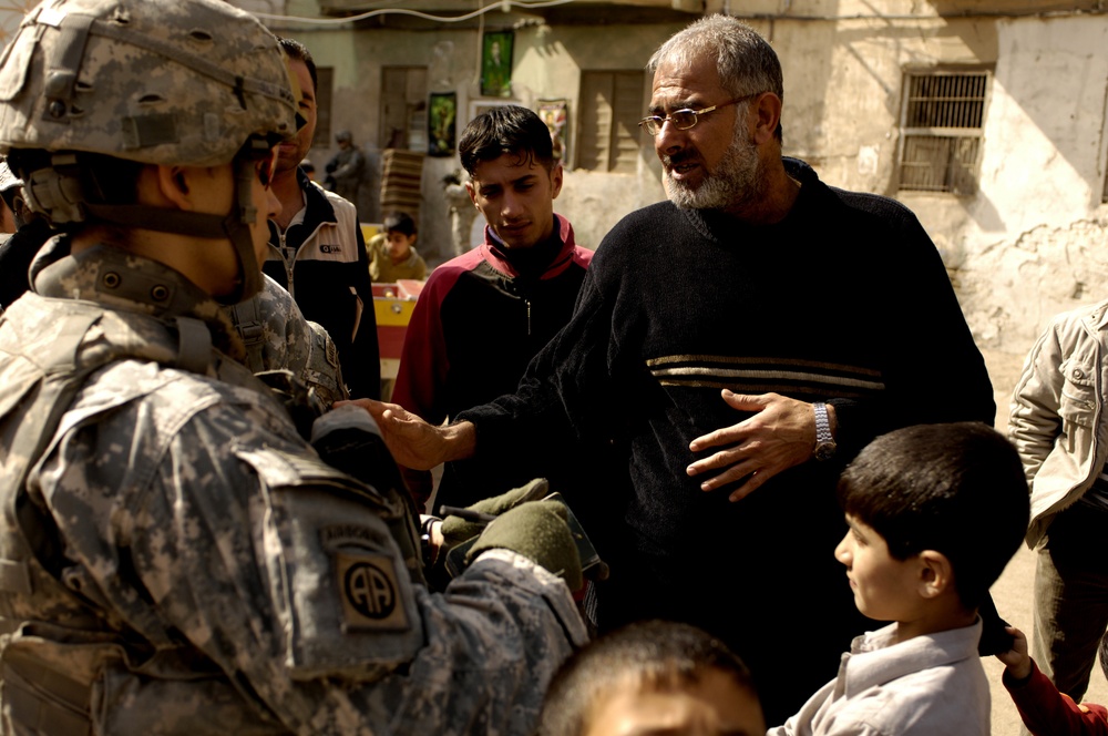 Patrolling in Baghdad