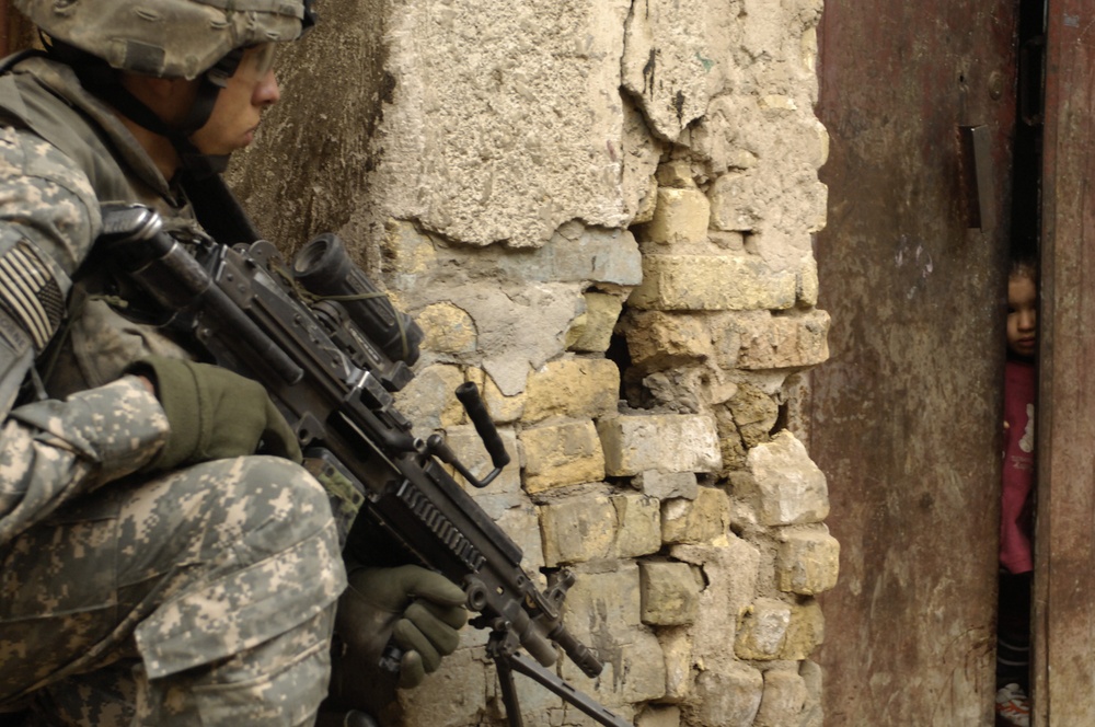 Patrolling in Baghdad