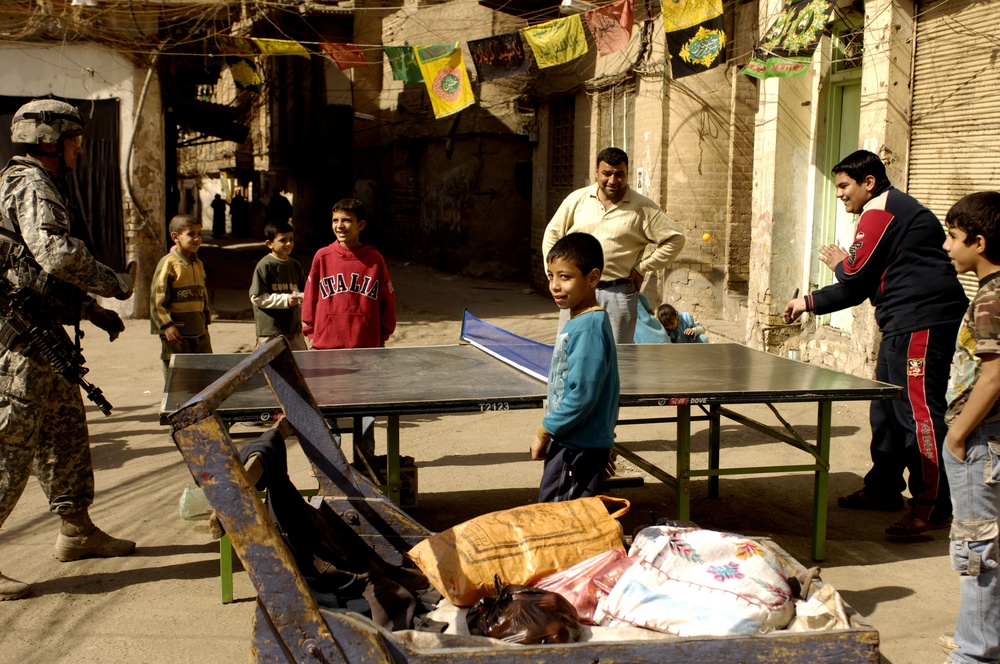 Patrolling in Baghdad