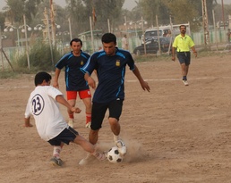 Hayy Championship soccer tournament underway in Rashid; Iraqis enjoy games in Masafee