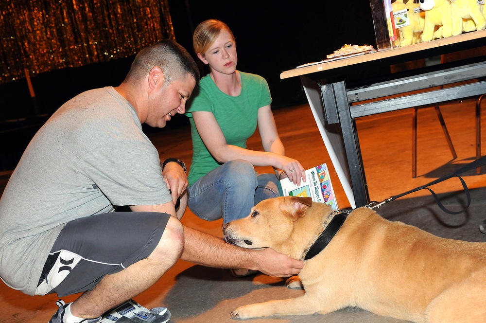 Dingo promotes pet adoption to deployed troops