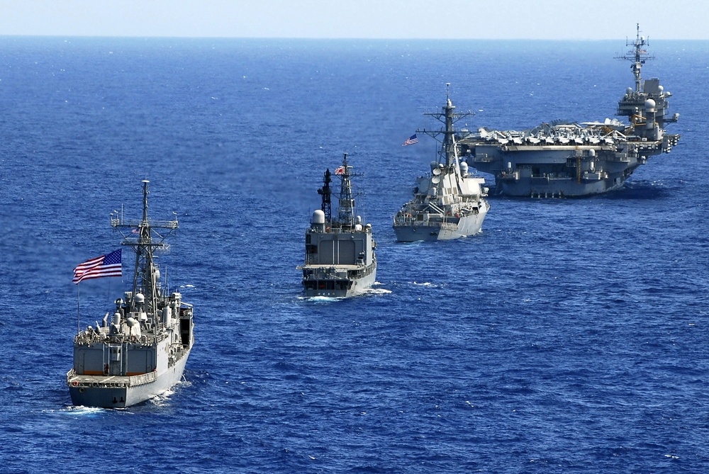 Ships in Formation during RIMPAC 2008