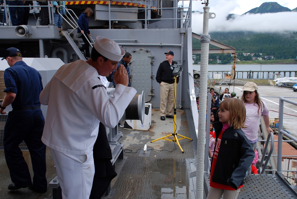 Port visit to Juneau