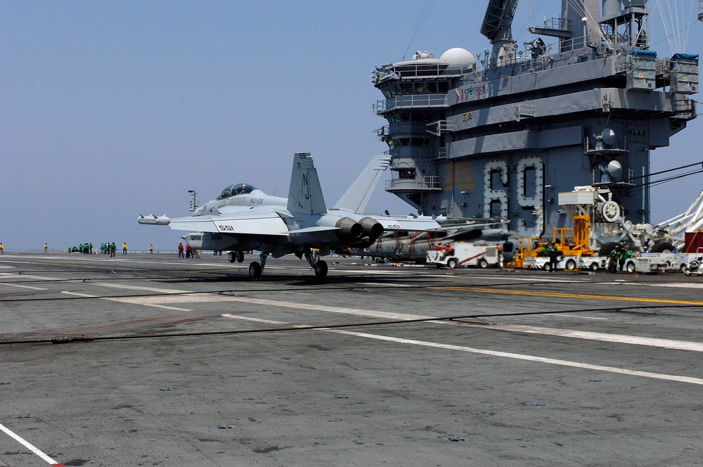 Growler aboard USS Dwight D. Eisenhower