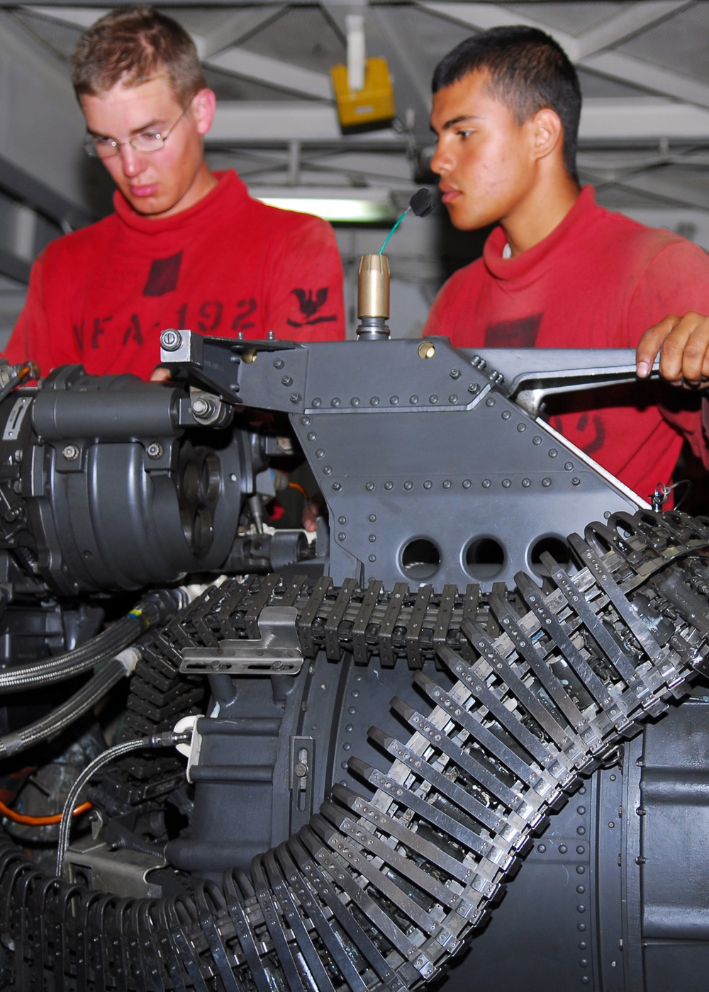 Sailors Conduct Routine Inspection aboard USS Kitty Hawk