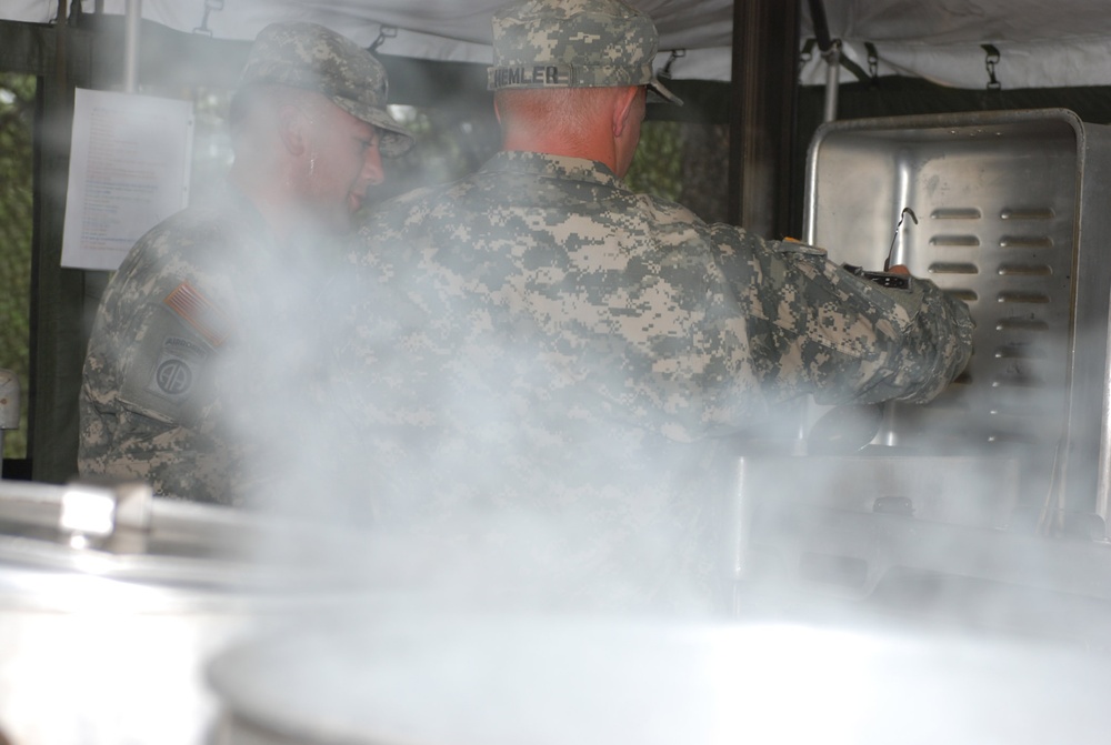 Competing for Best Field Kitchen