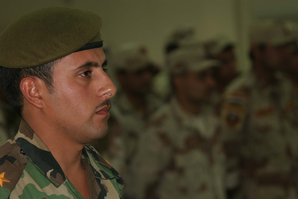 Ceremony marks significant step toward independent operations for Iraqi Army 7th Infantry Division