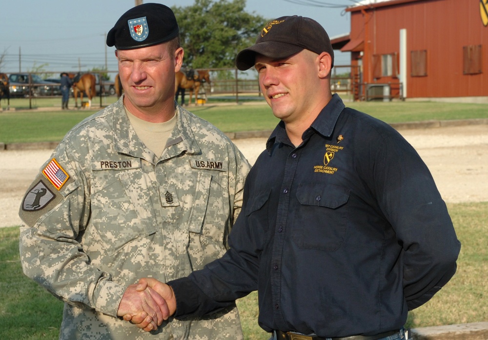 Sergeant Major of the Army visits Fort Hood, 1st Cav. Div. Soldiers