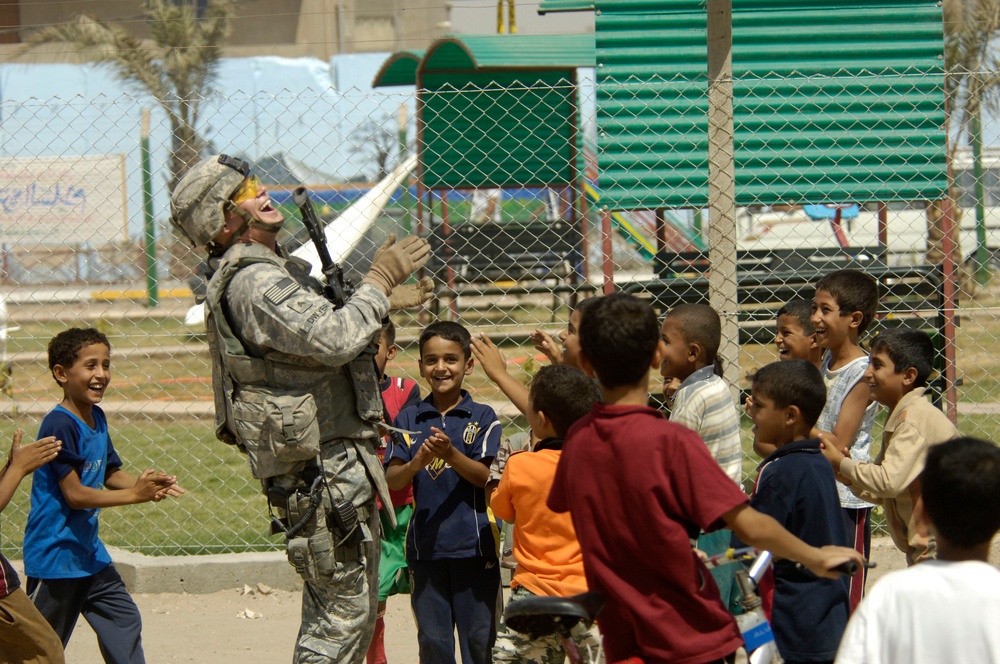 U.S. Soldiers Conduct Patrols in Sadr City