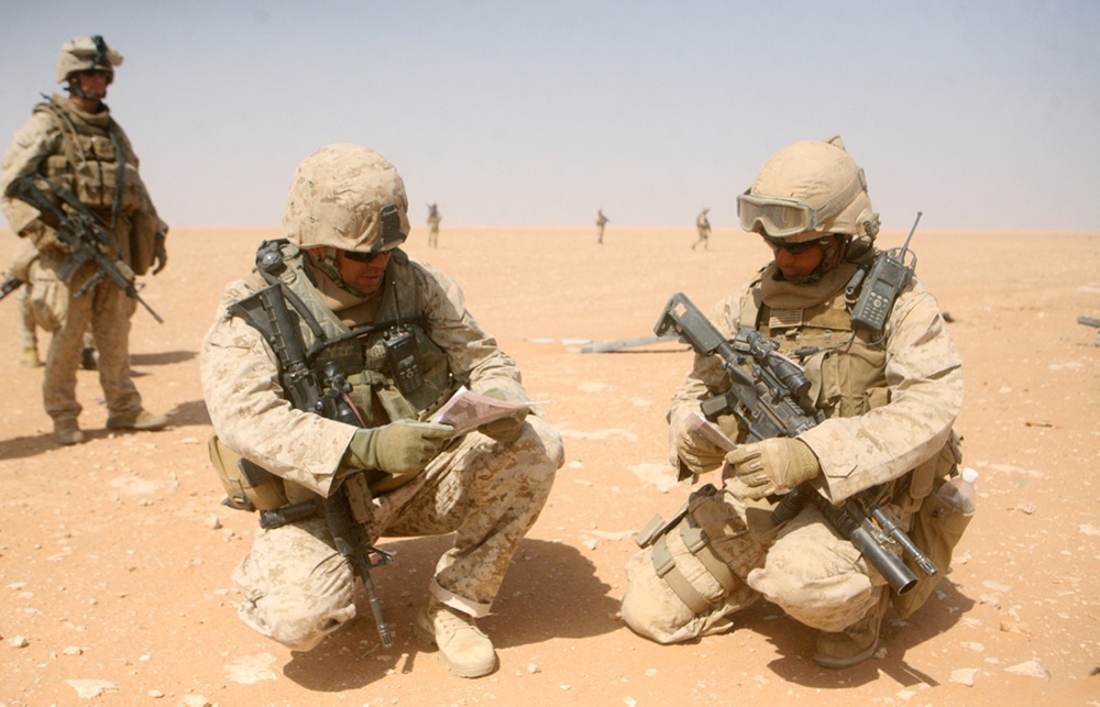 Marines target oil smuggling, protect citizens