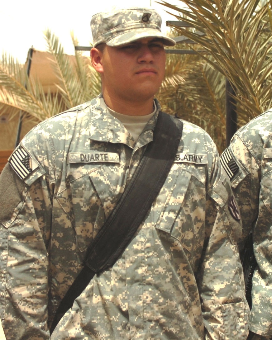 Whittier native receives promotion while serving in Iraq