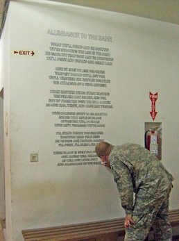 Support Soldier turns thoughts, personal experiences into poetry