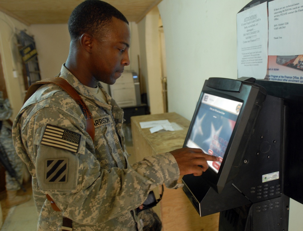 Eagle Cash Card, Savings Deposit Program equals smart choices for deployed Soldiers