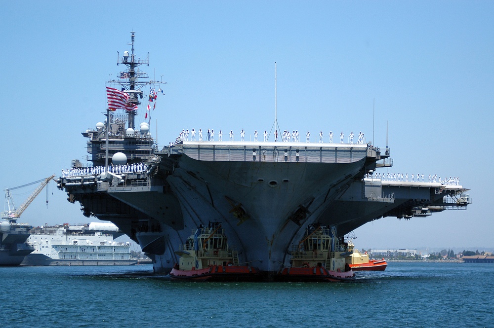 USS Kitty Hawk returns