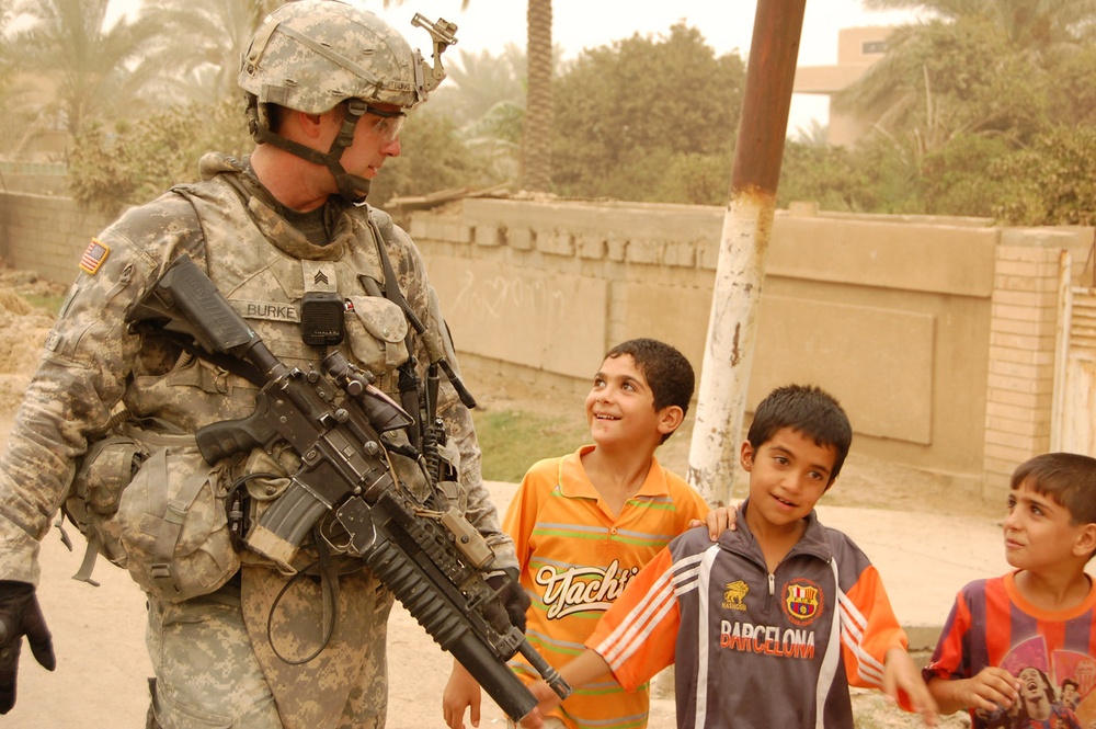 Wolfhounds on patrol