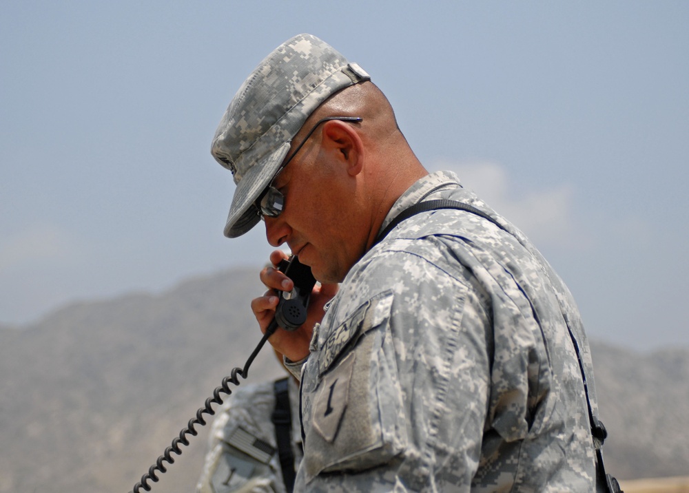 Field Artillery Soldiers man the gun line