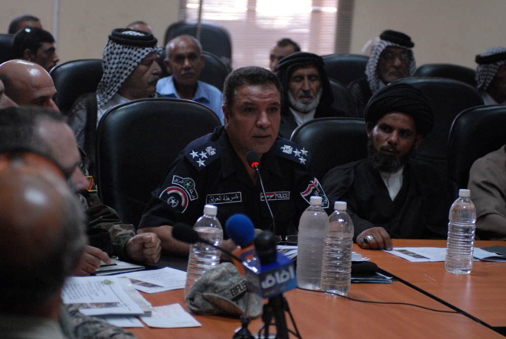 New police chief introduced at Sadr City tribal sheiks meeting