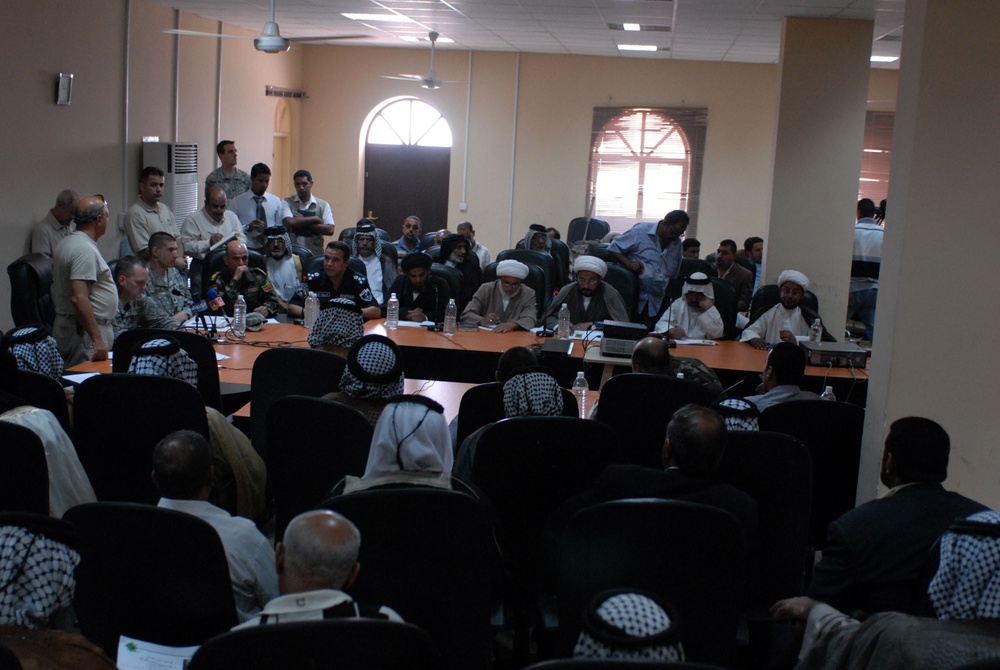 New police chief introduced at Sadr City tribal sheiks meeting