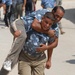 Emergency Response Unit cadets conduct physical training