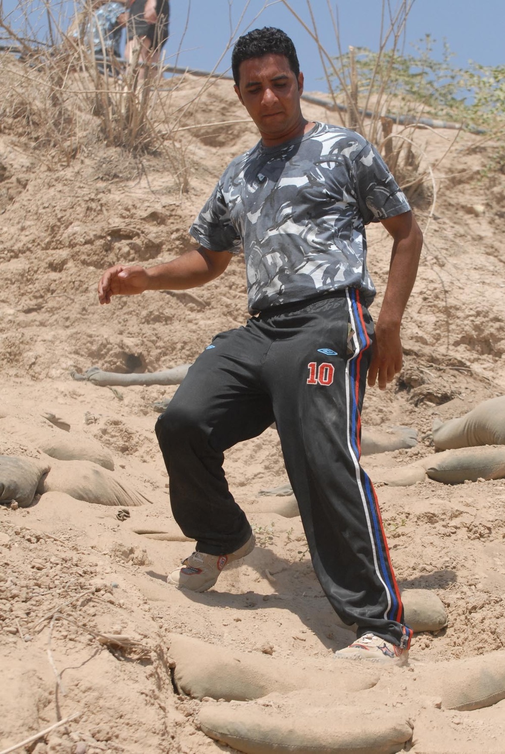 Emergency Response Unit cadets conduct physical training