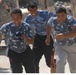 Emergency Response Unit cadets conduct physical training