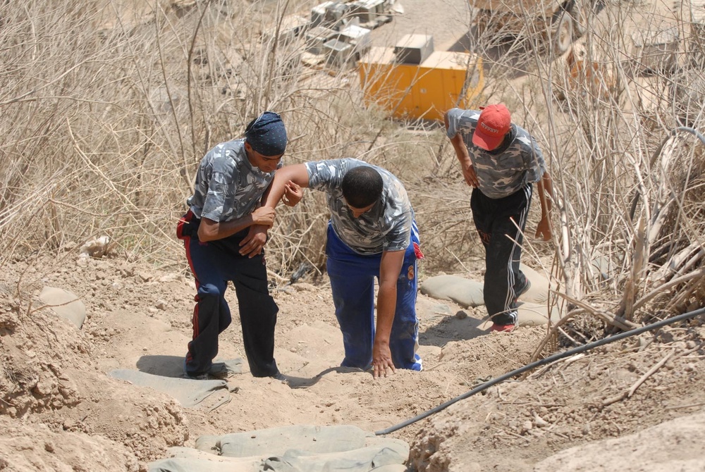 Emergency Response Unit cadets conduct physical training