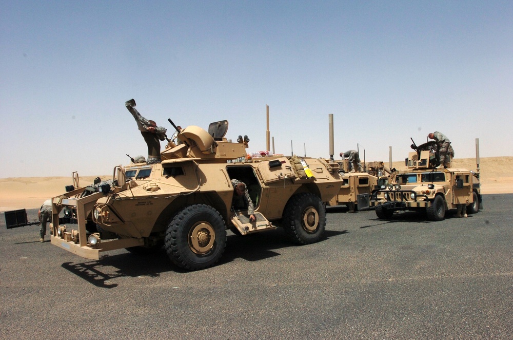 Motley Crew Provides Convoy Security