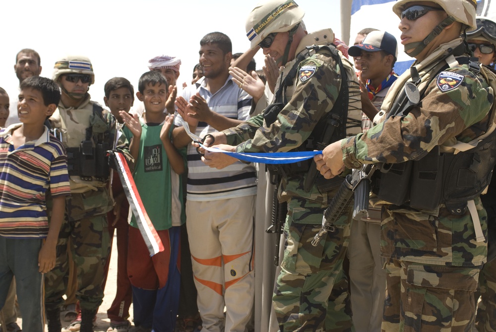 Culvert bridge links two sides of Numaniyah
