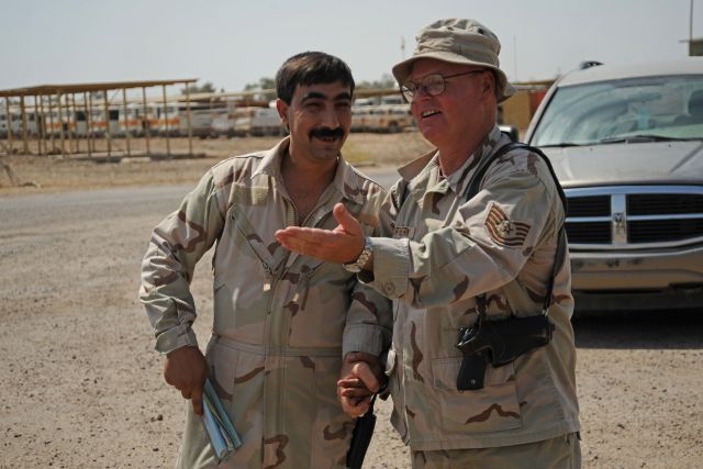 Airman Keeps Iraqi Base Fueled Up