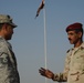 U.S. Airman Works With Iraqi Sergeant Major