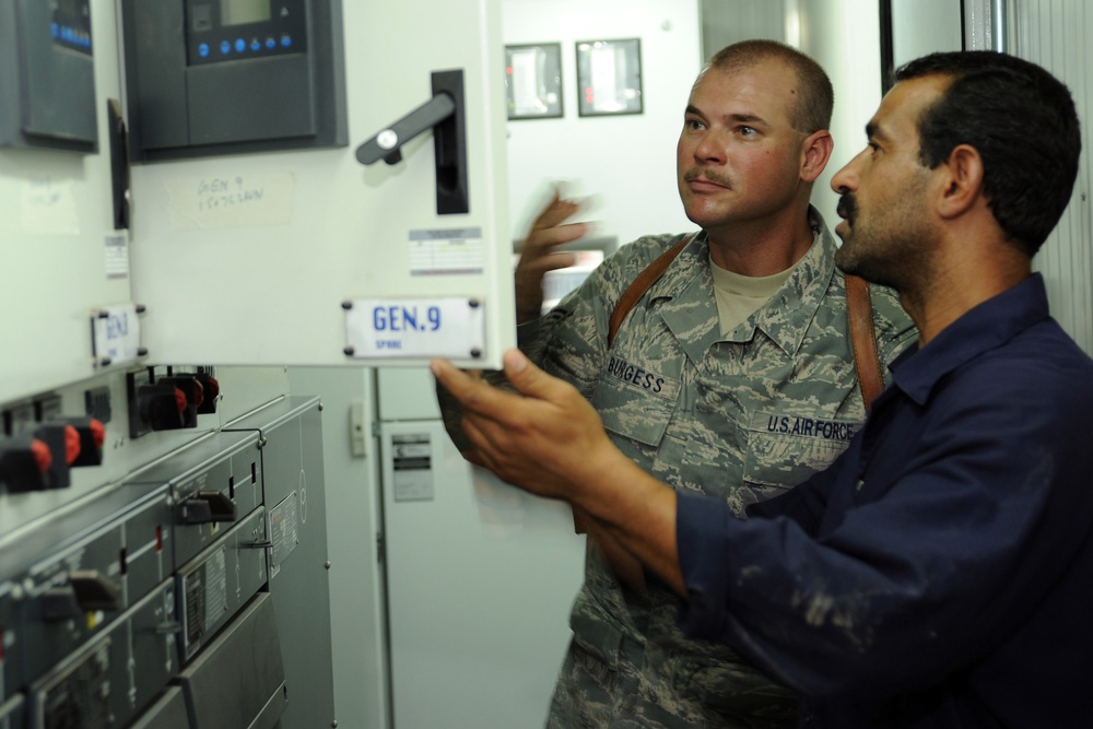 Kansas Airman Helps Keep Iraqi Military Base Powered