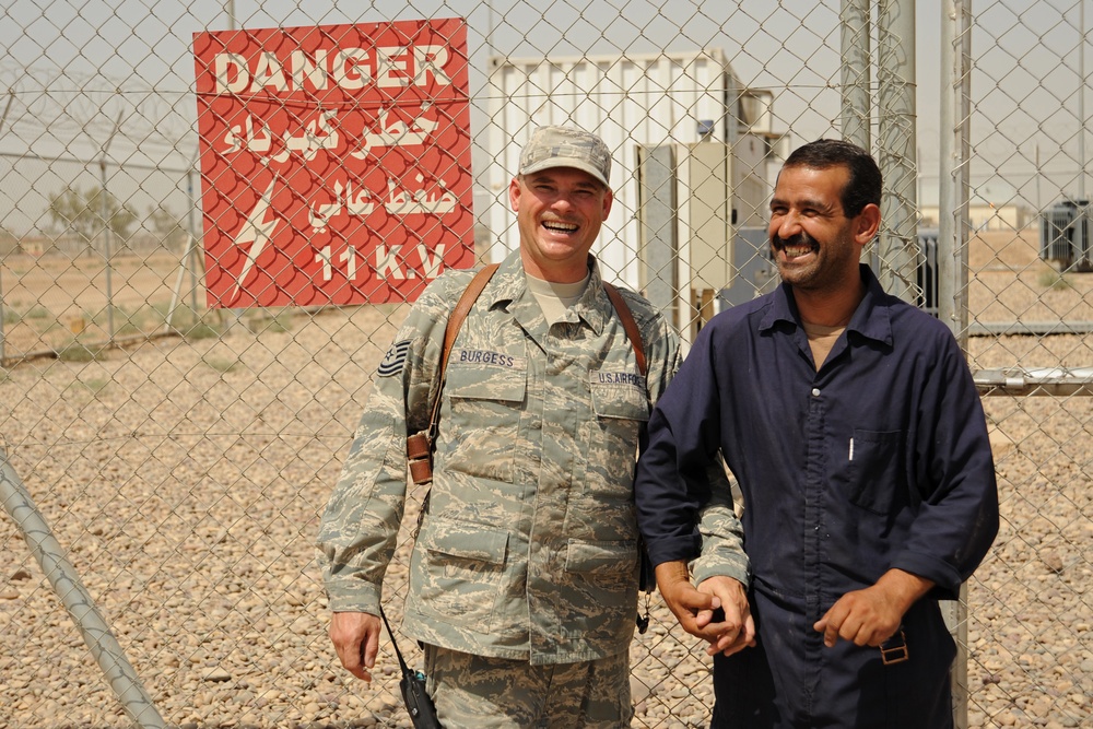 Kansas Airman Helps Keep Iraqi Military Base Powered