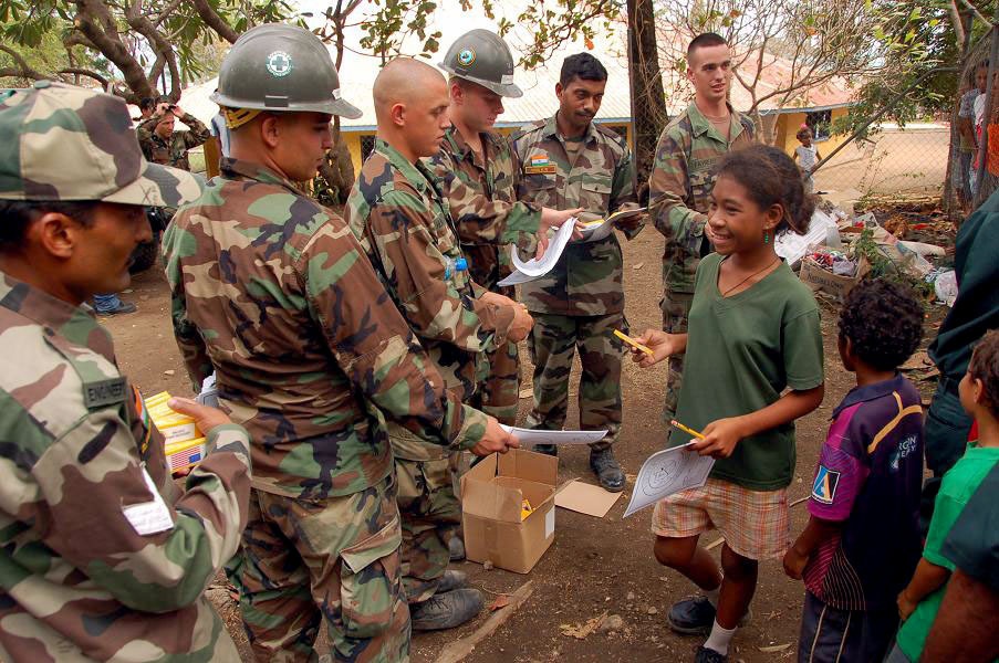 Fixing up a clinic in Papua New Guinea